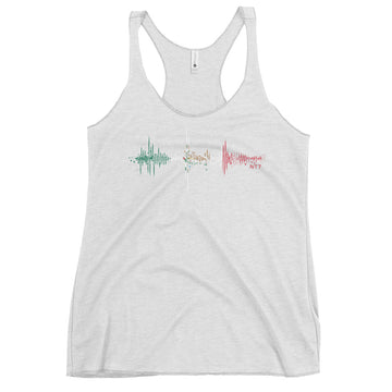 Mexico Pulse Music Soundwave - Women's Racerback Tank