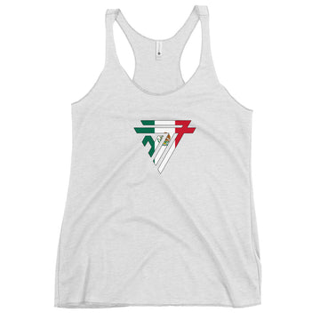 Mexico Superhero Fashion Chest Logo - Women's Racerback Tank