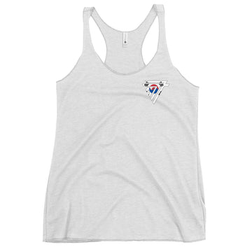 South Korea Fashion Chest Logo - Women's Racerback Tank