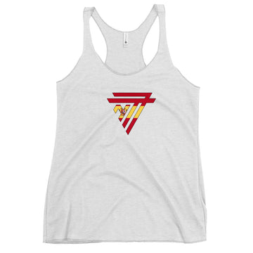 Spain Superhero Fashion Chest Logo - Women's Racerback Tank