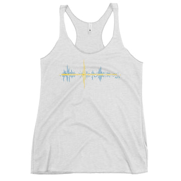 Sweden Pulse Music Soundwave - Women's Racerback Tank