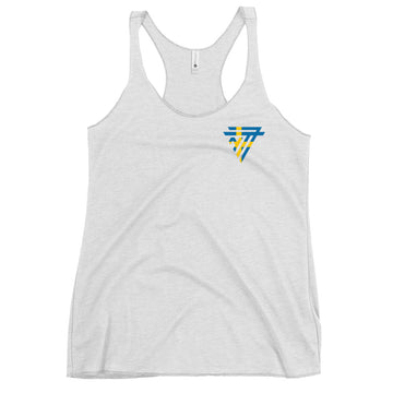 Sweden Fashion Chest Logo - Women's Racerback Tank