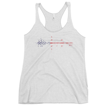 USA Pulse Music Soundwave - Women's Racerback Tank