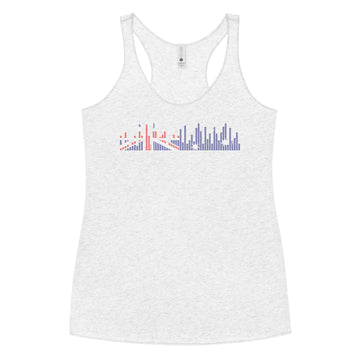 Australia Music Graphic Equalizer - Women's Racerback Tank