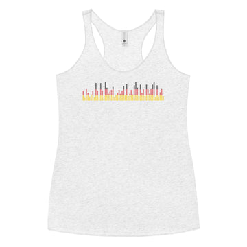 Germany Music Graphic Equalizer - Women's Racerback Tank