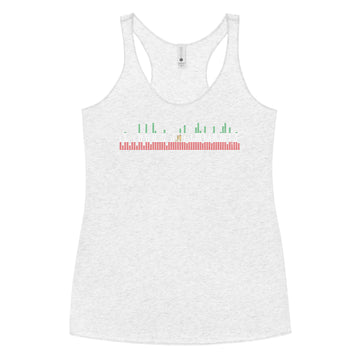 Iran Music Graphic Equalizer - Women's Racerback Tank