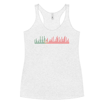 Portugal Music Graphic Equalizer - Women's Racerback Tank