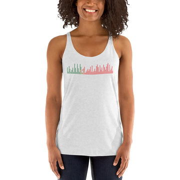 Portugal Music Graphic Equalizer - Women's Racerback Tank