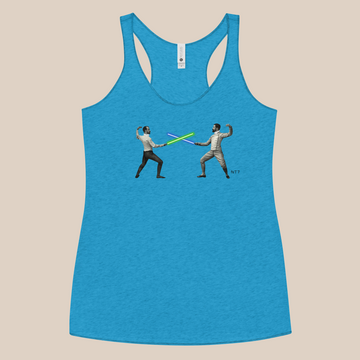 Light Saber Fencing - Tank Top