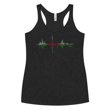 Wales Pulse Music Soundwave - Women's Racerback Tank