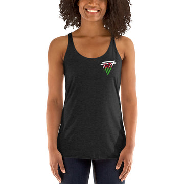 Wales Fashion Chest Logo - Women's Racerback Tank