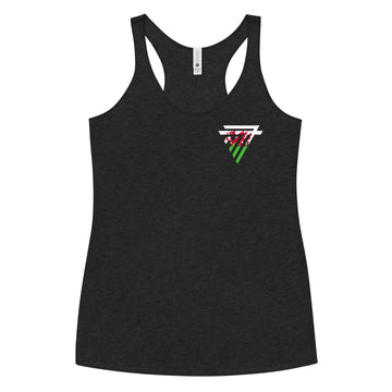 Wales Fashion Chest Logo - Women's Racerback Tank