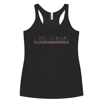 Thailand Music Graphic Equalizer - Women's Racerback Tank
