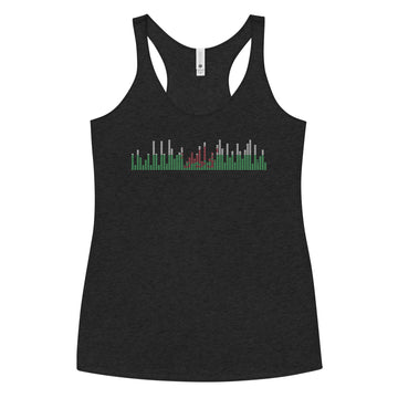 Wales Music Graphic Equalizer - Women's Racerback Tank