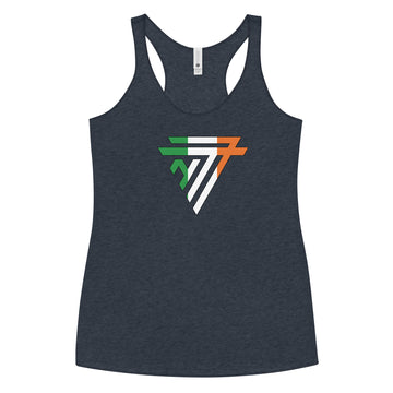 Ireland Superhero Fashion Chest Logo - Women's Racerback Tank