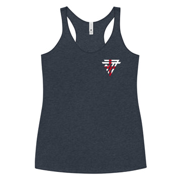 England Fashion Chest Logo - Women's Racerback Tank